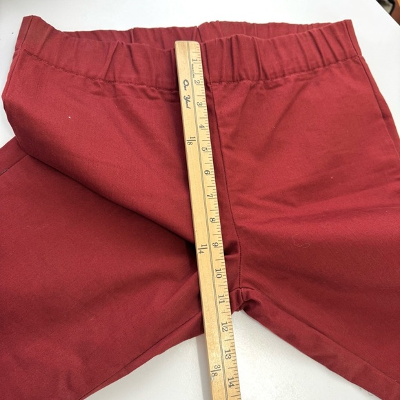 Soft Surroundings Metro Jeggings Rust Red Denim Pull On Pants Casual Sz M Tall - Picture 10 of 11
